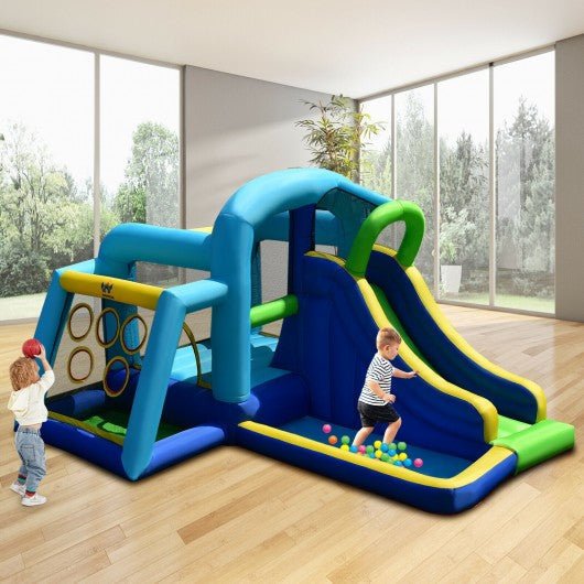 5 In 1 Kids Inflatable Climbing Bounce House without Blower