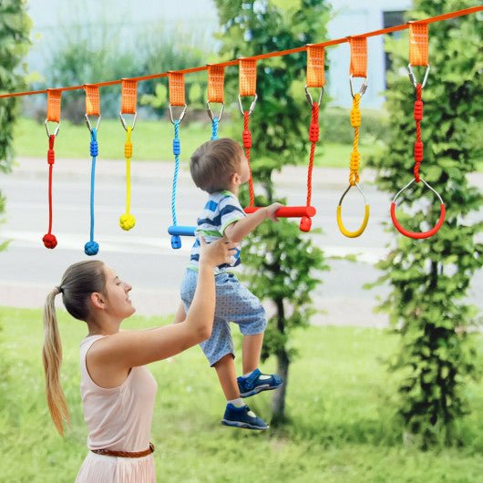 50 Ft Ninja Obstacle Course Line Kit for Kids