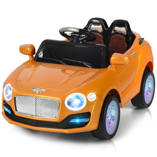 6V Kids Ride on Car RC Remote Control with MP3-Golden