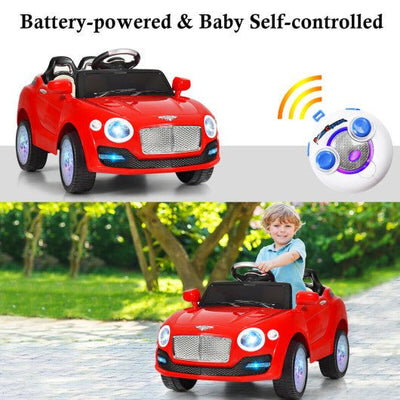 6V Kids Ride on Car RC Remote Control with MP3-Red