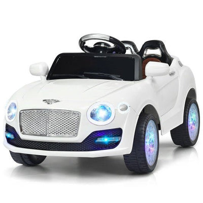 6V Kids Ride on Car RC Remote Control with MP3-White