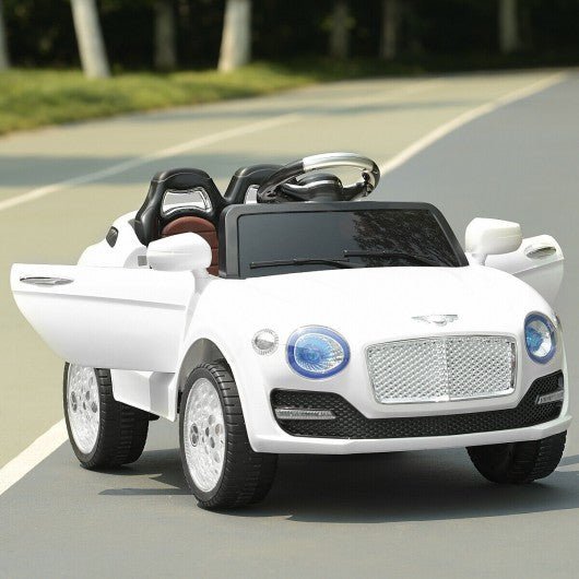 6V Kids Ride on Car RC Remote Control with MP3-White