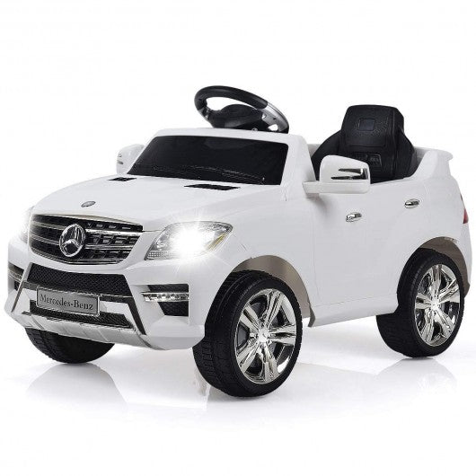 6V Mercedes Benz Kids Ride on Car with MP3+RC-White