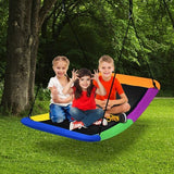 700lb Giant 60 Inch Skycurve Platform Tree Swing for Kids and Adults-Multicolor