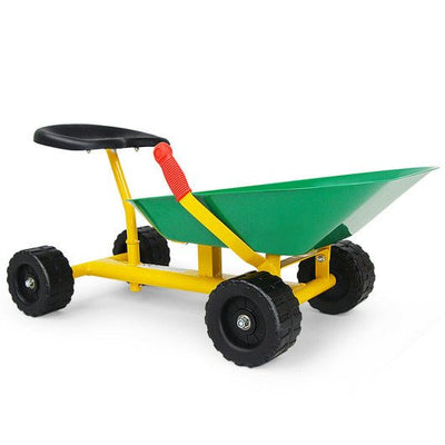 8" Heavy Duty Kids Ride-on Sand Dumper w/ 4 Wheels-Green