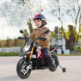 Aprilia Licensed 12V Kids Ride-On Motorcycle-Red