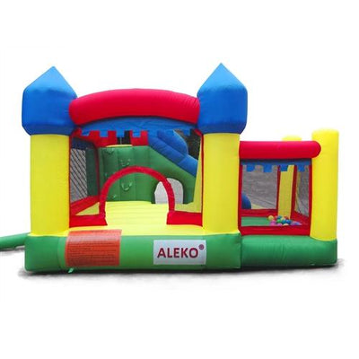 Commercial Grade Inflatable Fun Slide Bounce House with Ball Pit and Blower