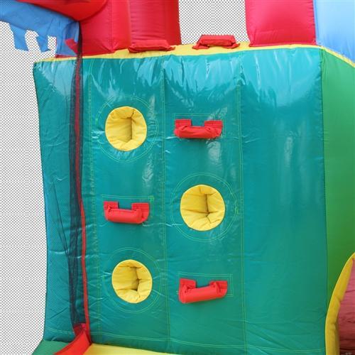 Commercial Grade Inflatable Fun Slide Bounce House with Ball Pit and Blower