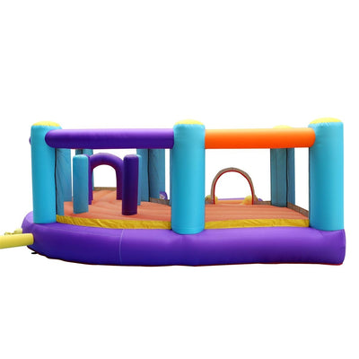 Extra Large Inflatable Playtime Bounce House with Splash Pool and Slide