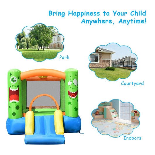 Inflatable Bounce House Jumper Castle Kids Playhouse without Blower