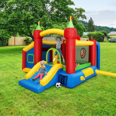 Inflatable Bounce House Kids Slide Jumping Castle without Blower