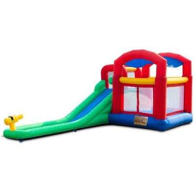 Inflatable Moonwalk Slide Bounce House with Storage Bag