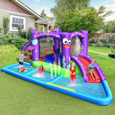 Inflatable Water Slide Castle without Blower