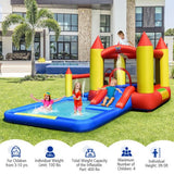 Inflatable Water Slide with Slide and Jumping Area