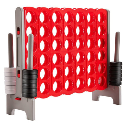 Jumbo 4-to-Score 4 in A Row Giant Game Set for Outdoor Indoor