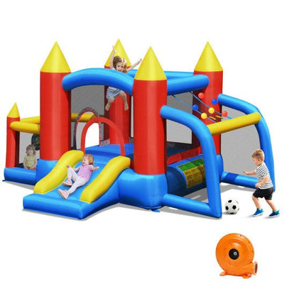 Kid Inflatable Slide Jumping Castle Bounce House with 740w Blower