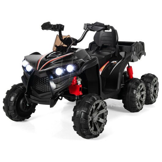 Kids Battery-Powered Ride-On Toy with 4WD-Black