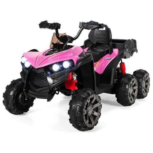 Kids Battery-Powered Ride-On Toy with 4WD-Pink