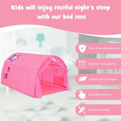 Kids Galaxy Starry Sky Dream Portable Play Tent with Double Net Curtain