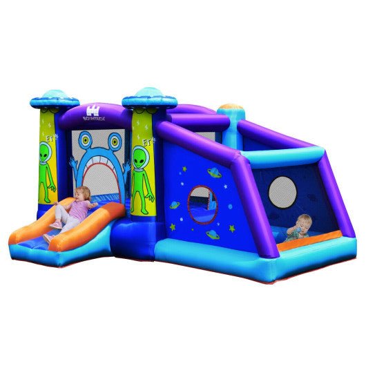 Kids Inflatable Bounce House Aliens Jumping Castle Without Blower