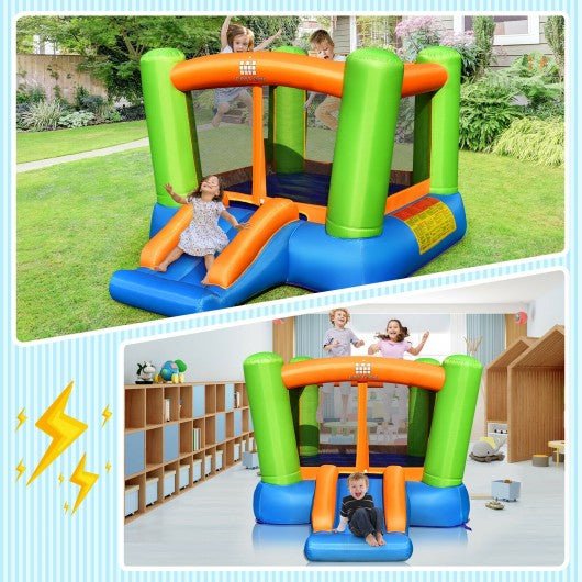 Kids Inflatable Bounce House Without Blower for Indoor and Outdoor