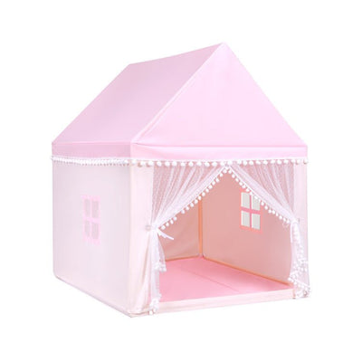 Kids Play Tent Large Playhouse Children Play Castle Fairy Tent Gift with Mat