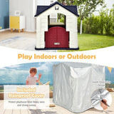 Kid’s Playhouse Pretend Toy House For Boys and Girls 7 Pieces Toy Set