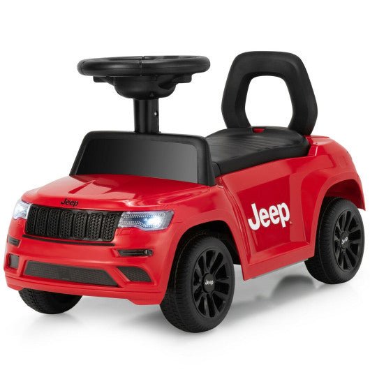Kids Ride On Car with Steering Wheel-Red