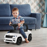 Kids Ride On Car with Steering Wheel-White
