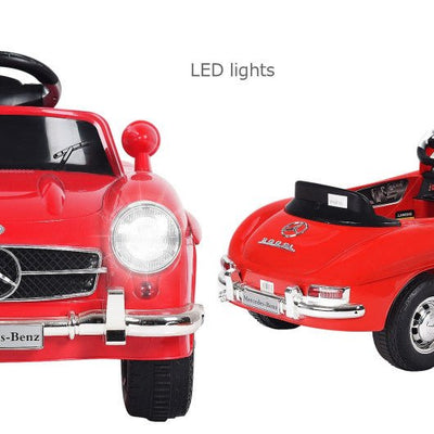 Licensed Mercedes Benz 6V Battery Powered Kids Ride On Car with Parent Remote Control-Red