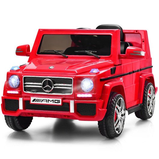 Mercedes Benz G65 Licensed Remote Control Kids Riding Car-Red