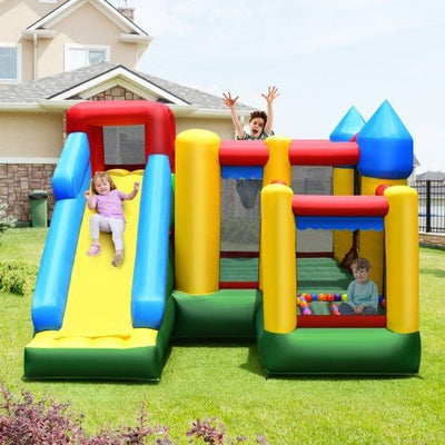 Mighty Inflatable Bounce House Castle Jumper Moonwalk with Blower