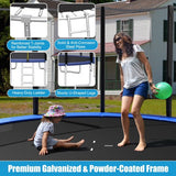 Outdoor Trampoline Bounce Combo with Safety Closure Net Ladder-12 ft