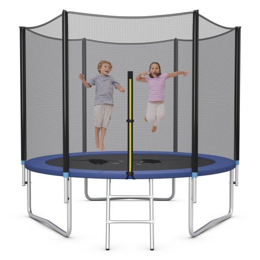 Outdoor Trampoline Bounce Combo with Safety Closure Net Ladder-16 ft