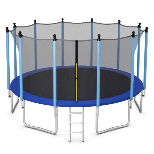 Outdoor Trampoline with Safety Closure Net-16 ft