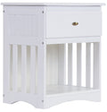 1-Drawer Nightstand White