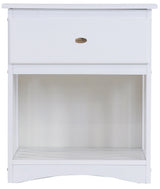 Drawer Nightstand White