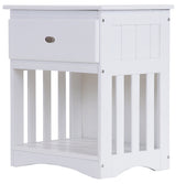 Drawer Nightstand White