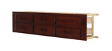 Donco 6 Drawer Underbed Storage #Merlot