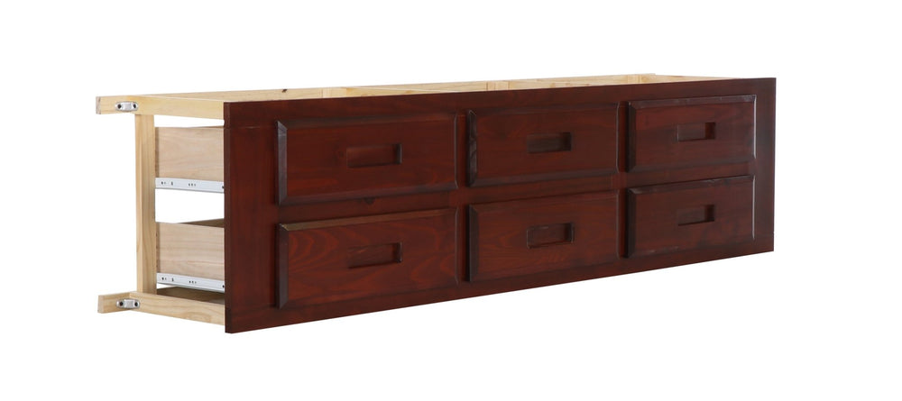 6 Drawer Underbed Storage Merlot