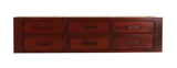 Donco 6 Drawer Underbed Storage #Merlot