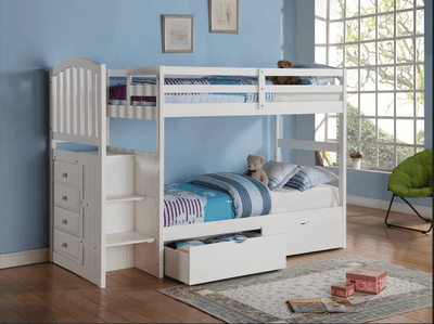 Arch Mission Stairway Bunk Bed