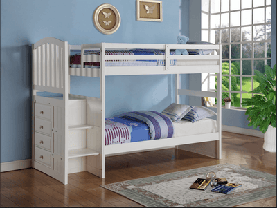 Arch Mission Stairway Bunk Bed
