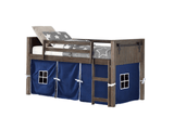 Barn Door Low Loft Brushed Shadow with Tent Kit