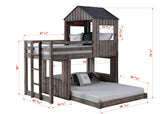 Donco T/F Campsite Loft #color_Rustic-Dirty-Grey