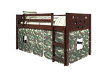 Donco Circles Low Loft Hdbd/Ftbd/Rails/Slats #color_Cappuccino