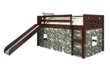 Donco Circles Low Loft Hdbd/Ftbd/Rails/Slats #color_Cappuccino