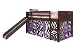 Donco Circles Low Loft Hdbd/Ftbd/Rails/Slats #color_Cappuccino