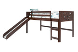 Donco Circles Low Loft Hdbd/Ftbd/Rails/Slats #color_Cappuccino