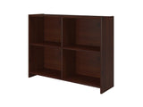 Donco Circles Low Loft Bookcase #color_dark-cappuccino